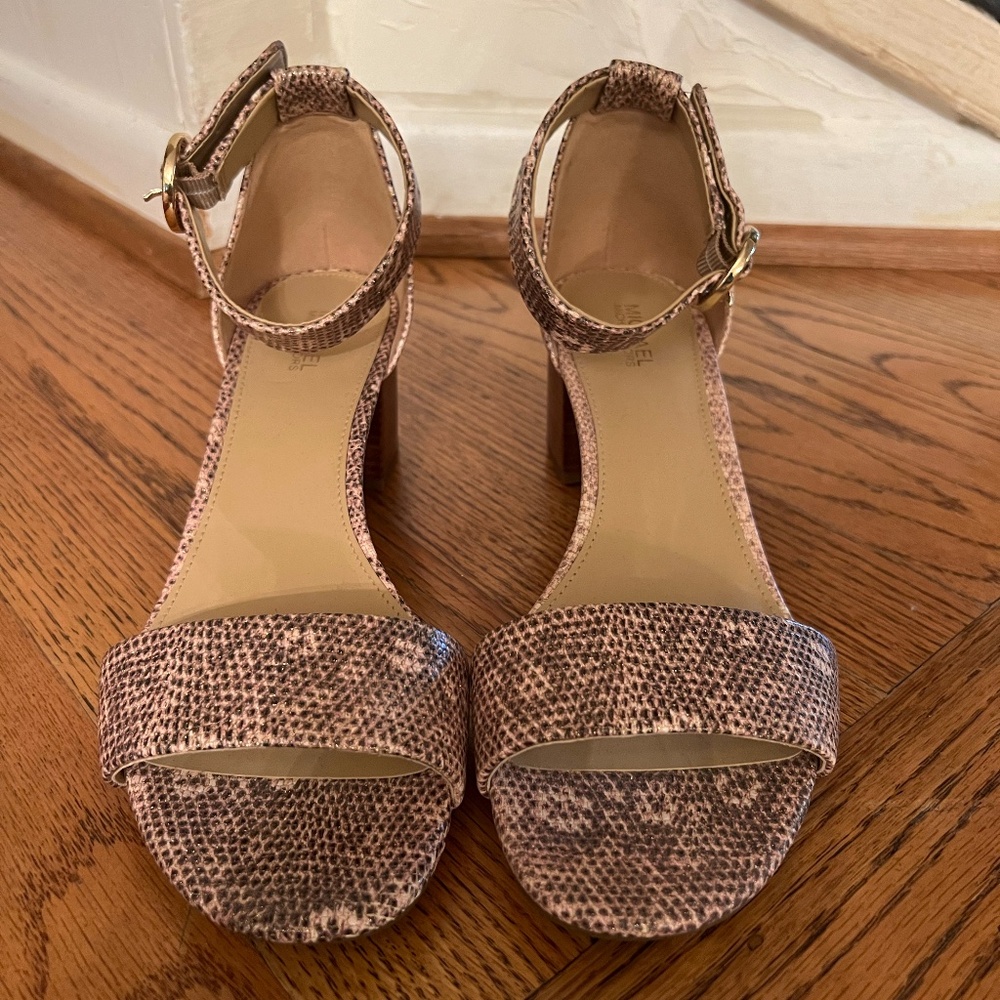 **BRAND NEW**Michael Kors Snakeskin Wedge Heels, Size 8